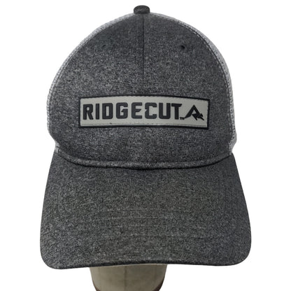 Ridgecut Men's Snapback Mesh Back Hat Gray OSFM 3D Logo Adjustable