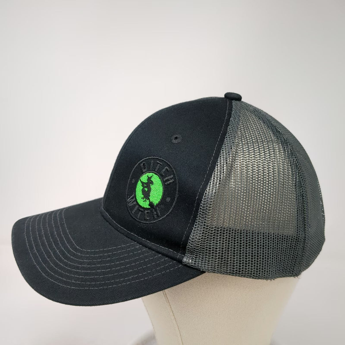 Port Authority Ditch Witch Trucker Hat Black One Size Mesh Back Snapback Logo