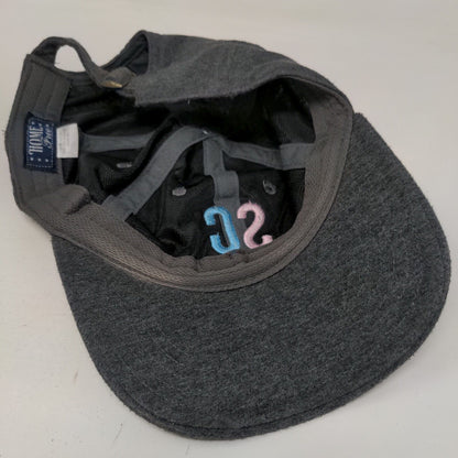 SC USA Slideback Hat Gray OSFM Adjustable Embroidered 6 Panel Home Free