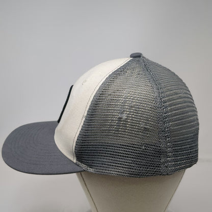 Dutch Bros Trucker Hat Gray One Size Mesh Snapback Windmill Mountain Logo