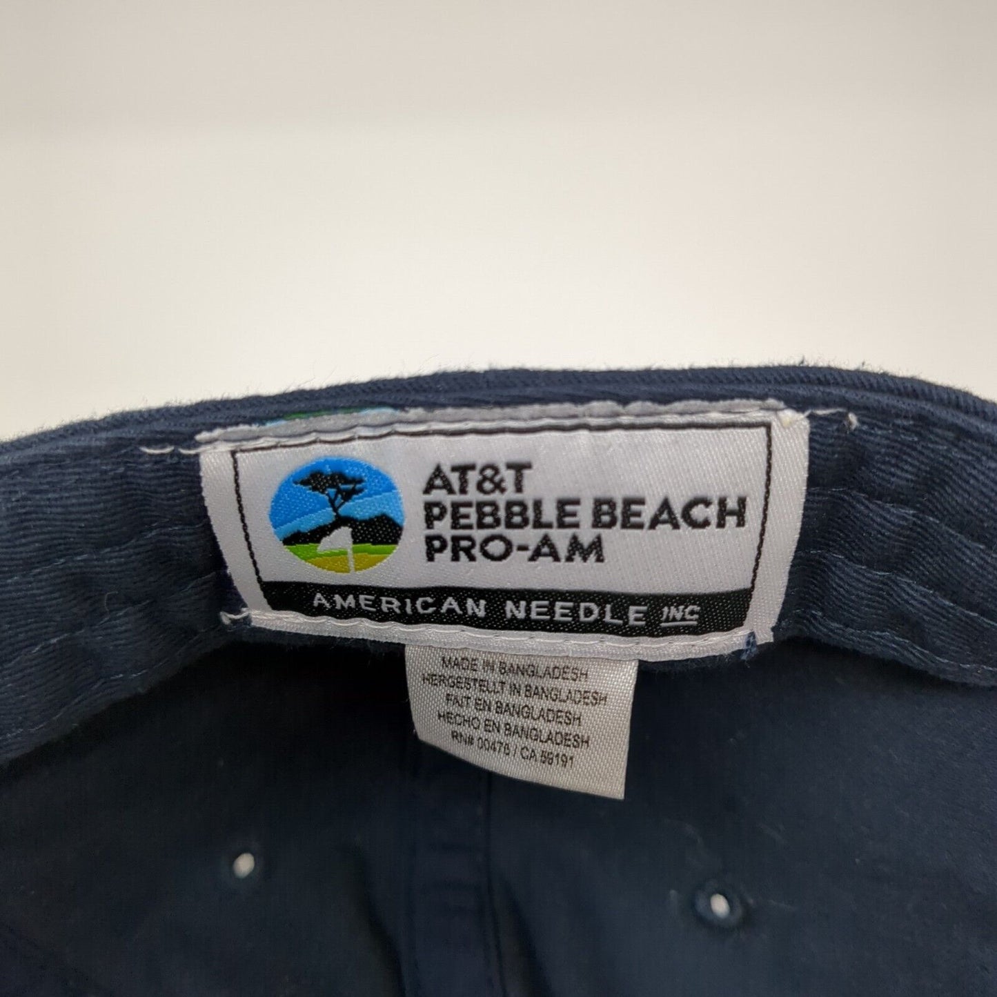 AT&T Pebble Beach Pro-Am Slideback Hat Blue One Size American Needle