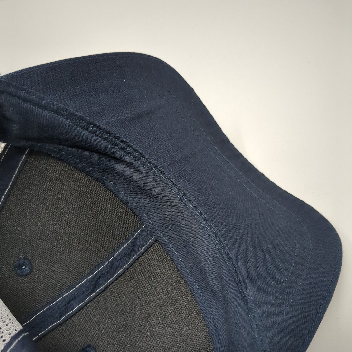 Infinity Snapback Trucker Hat Blue One Size Adjustable Mesh Back 6 Panel Blank