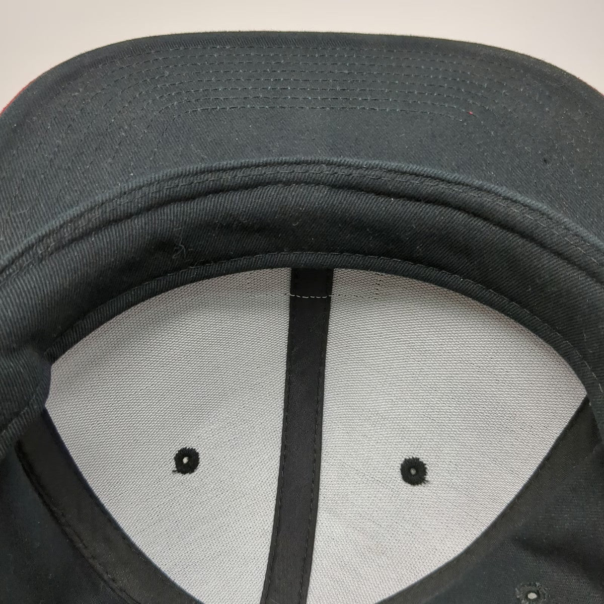 Vans Snapback Hat Black Red Buffalo Plaid One Size Off The Wall Patch Logo Brim