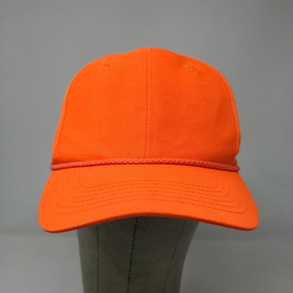 Signature Men's Hunter Orange Trucker Hat Size OSFA Blank Bright Color