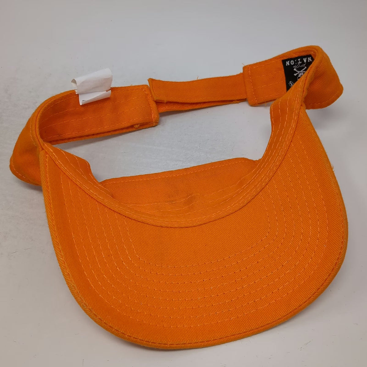 Kenny Chesney Sun Goes Down Tour Visor Hat Orange OSFM No Shoes Nation Cotton