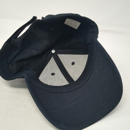 Loomstate Chipotle Baseball Cap Black One Size Organic Cotton Strapback Hat Logo