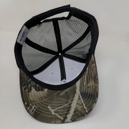 August Mack Environmental Strapback Trucker Hat Camouflage OSFA Mesh Back