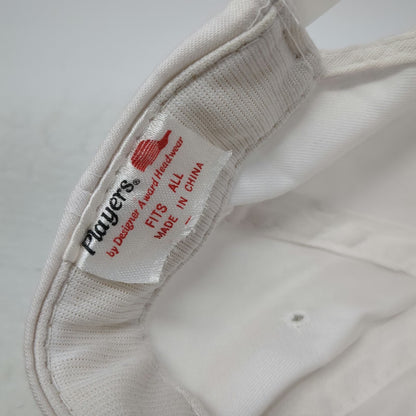 Players 5 Panel White One Size Hat US Genes Rope Snapback Medical Lab Corporate