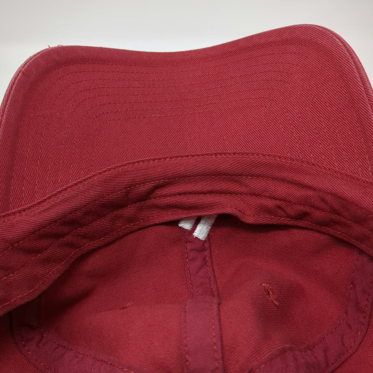Adidas Baseball Cap Red OSFM Slideback Embroidered Logo Adjustable Cotton Hat