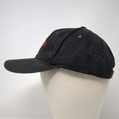 Marlboro Unlimited Baseball Cap Black One Size Hat Cotton Slideback Embroidered