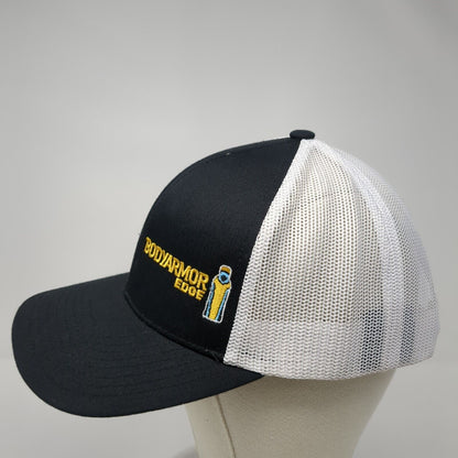 Bodyarmor Edge Snapback Trucker Hat Black One Size Pacific Headwear