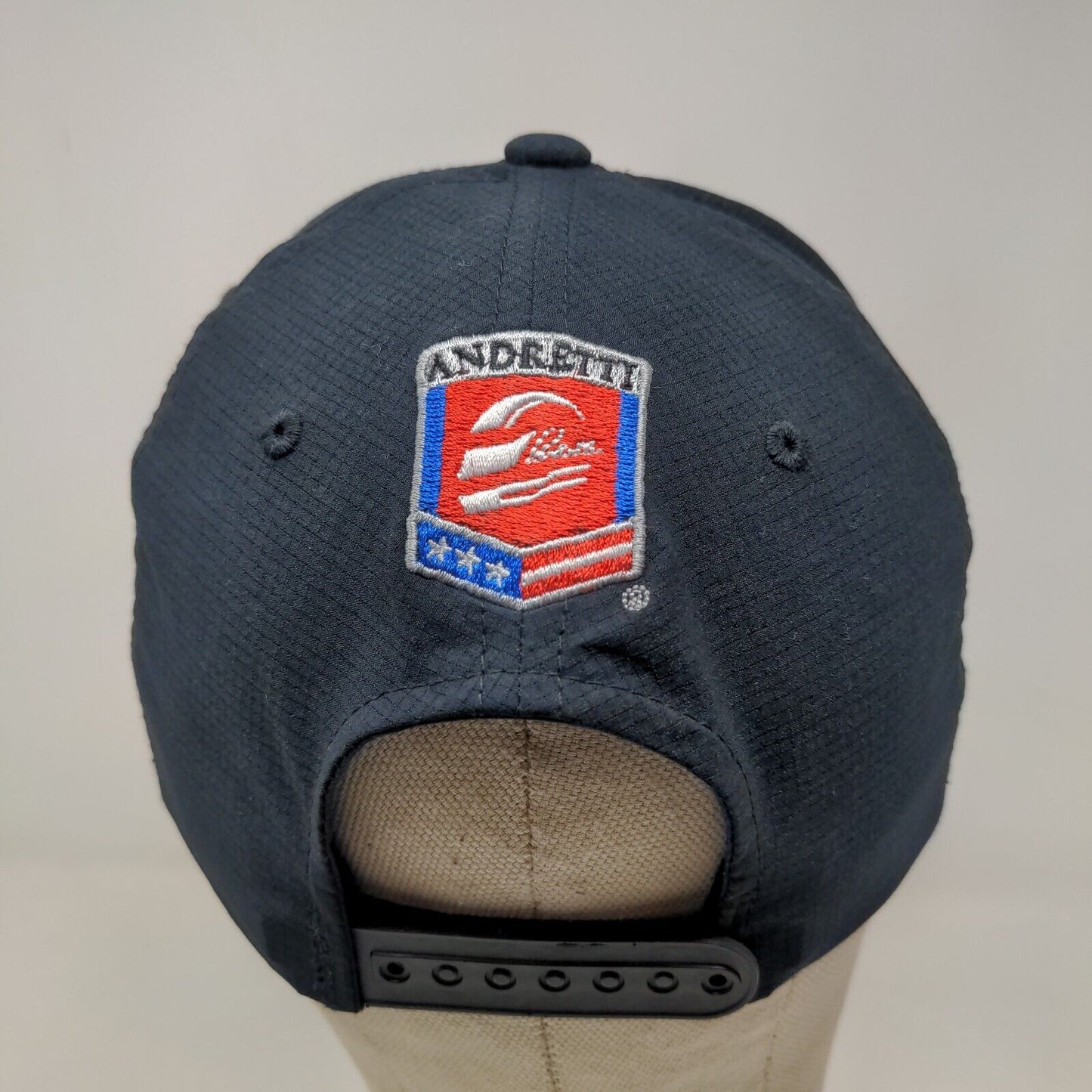 Port Authority Men's Snapback Hat Black OSFA Embroidered Andretti Logo Polyester