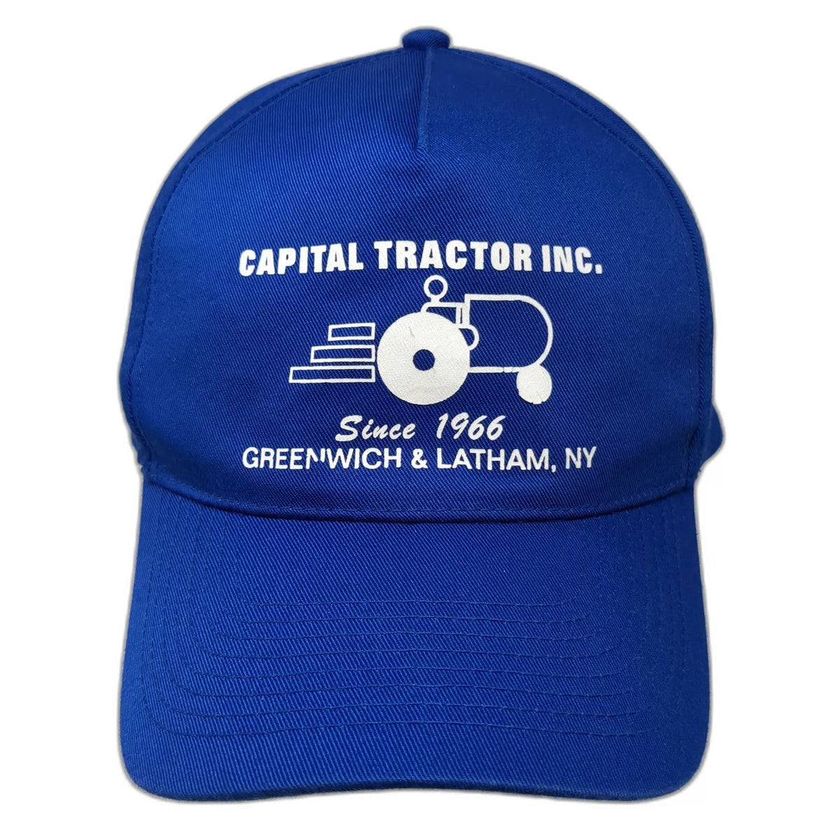 OTTO 5 Panel Blue One Size Snapback Capital Tractor Inc Greenwich Latham NY Hat