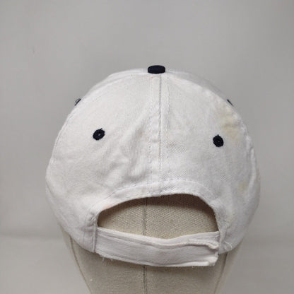 Costa Strapback Hat White One Size Adjustable Vented Holes 6 Panel Unique Europe
