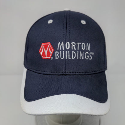 Morton Buildings Strapback Hat Blue OSFA Adjustable Embroidered TCB Elite Series
