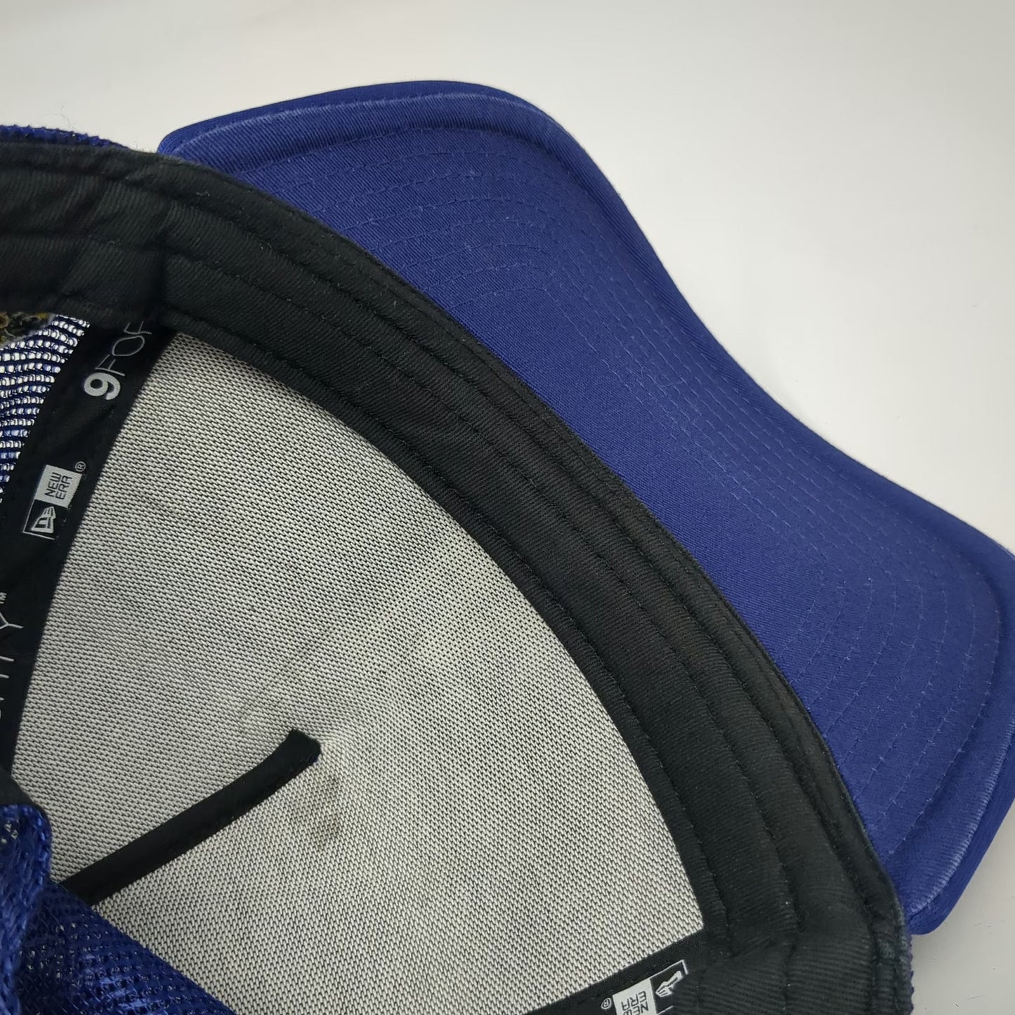 New Era Los Angeles Dodgers MLB Trucker Hat Blue One Size Side Patch Snapback