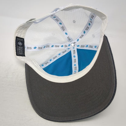 Name Brand Promotions Trucker Hat Gray White One Size Mesh Back Retreat Logo