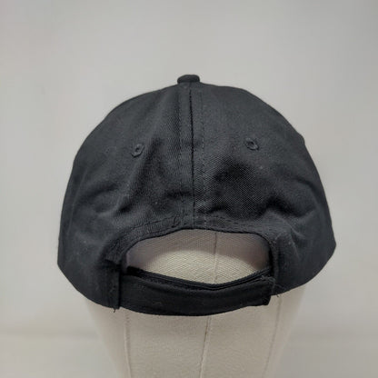 Minor League Indianapolis Indians Men's Strapback Hat Black Embroidered Logo