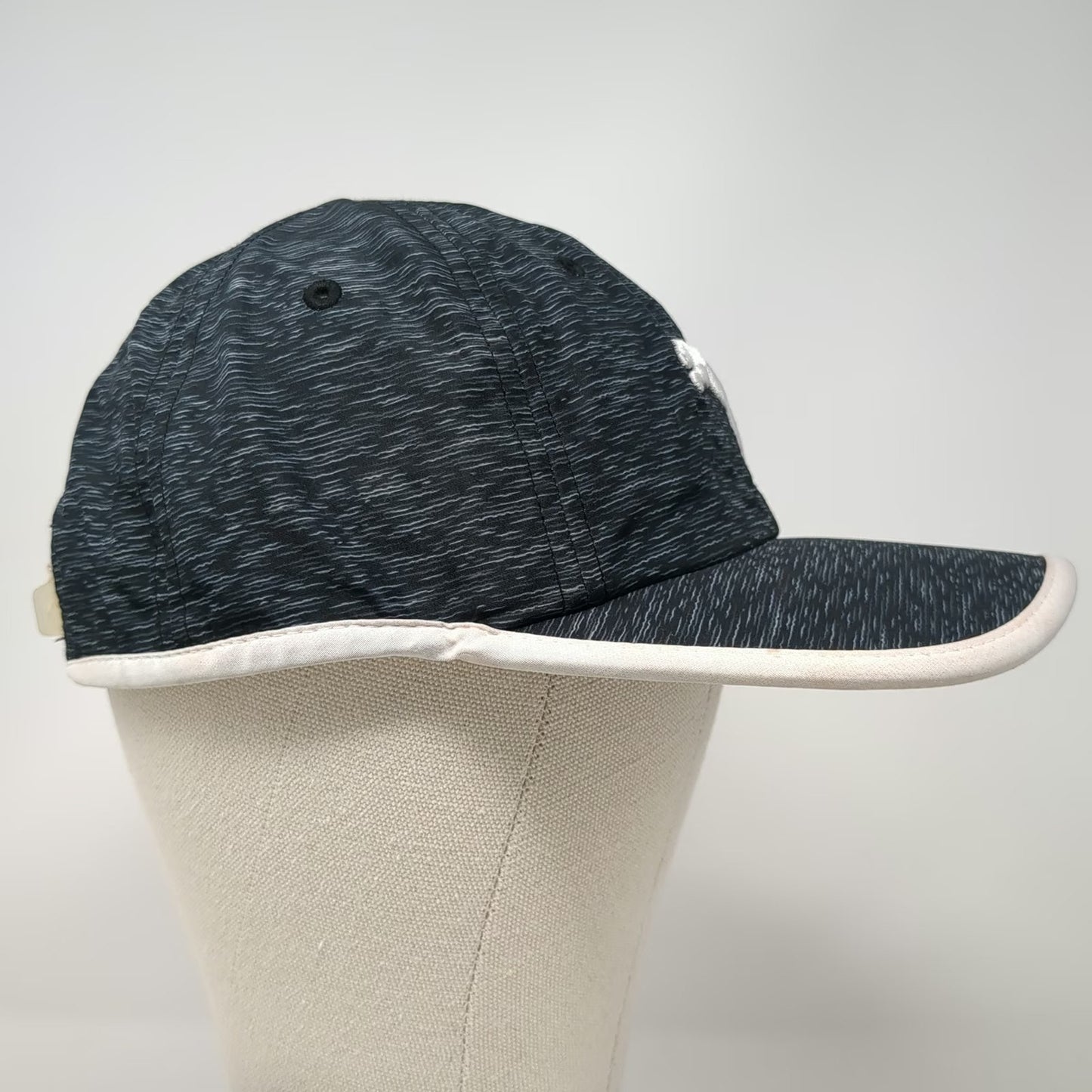 Puma Baseball Cap Black One Size Heathered Performance Reflective Strapback Hat