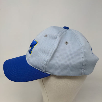 Martin Men's Strapback Hat Gray Blue Embroidered Manchester Little League Logo