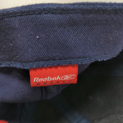 Reebok Hockey Men's Fitted Hat Blue Size 8-20 Embroidered Columbus Blue Jackets