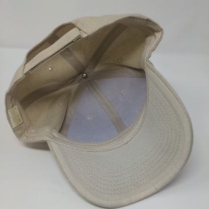United States Air Force Tactical Fighter Squadron Strapback Hat Tan OSFA 6 Panel