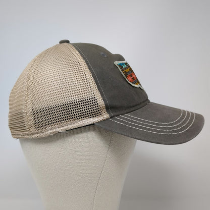 Sugar Creek Collection Trucker Hat Gray One Size USA Patch Mesh Back Southwest