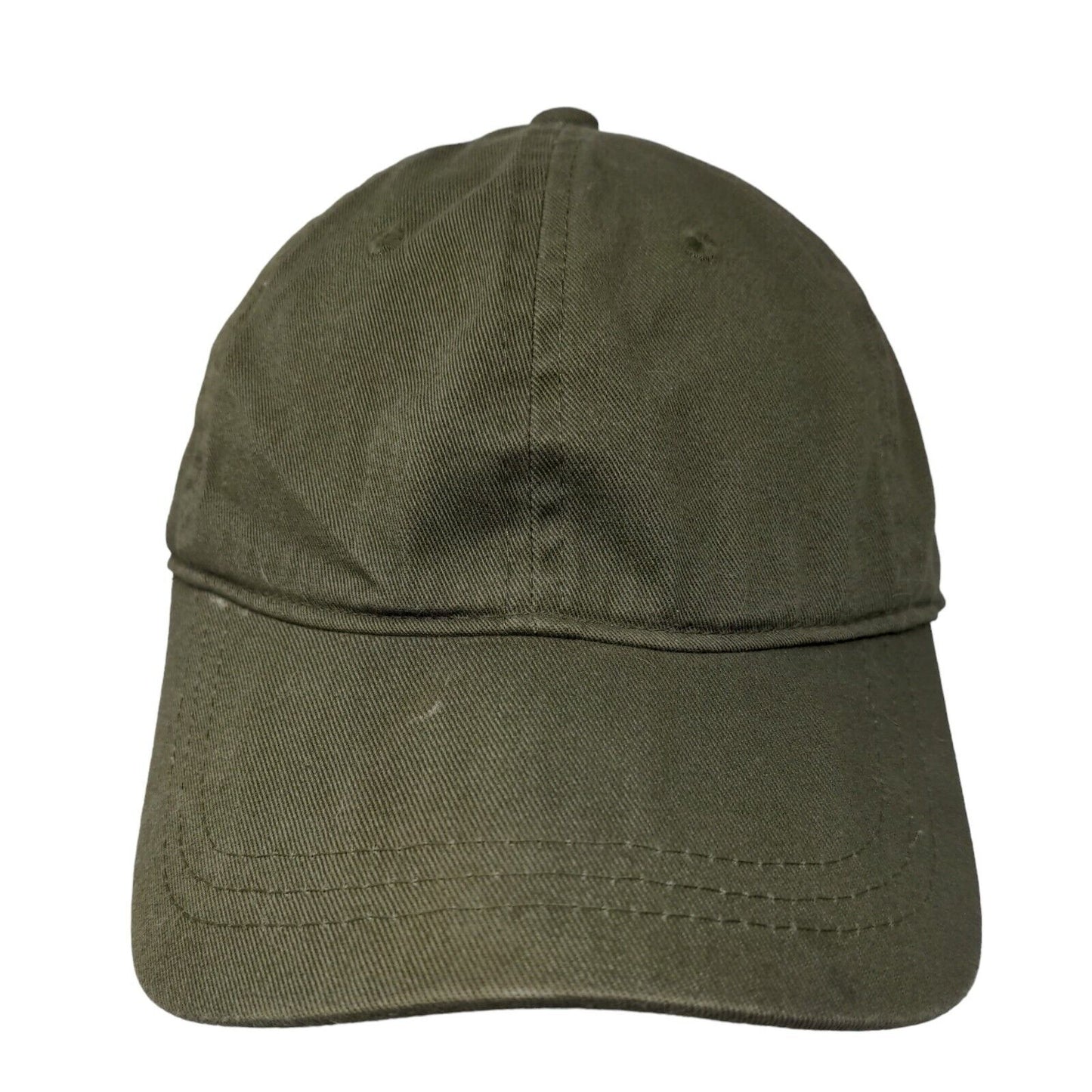 Unbranded Men's Slideback Hat Green Black 100% Cotton Adjustable