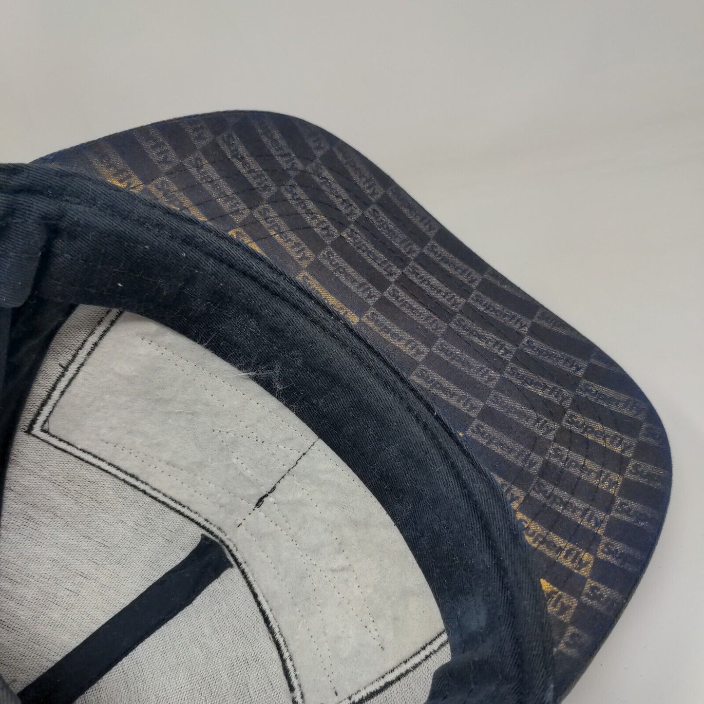 Superfly Snapback Hat Blue One Size Adjustable Embroidered 6 Panel Polyester