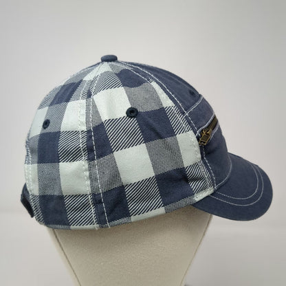 Cruel Girl Baseball Cap Blue White One Size Zipper Side Pocket Strapback Hat