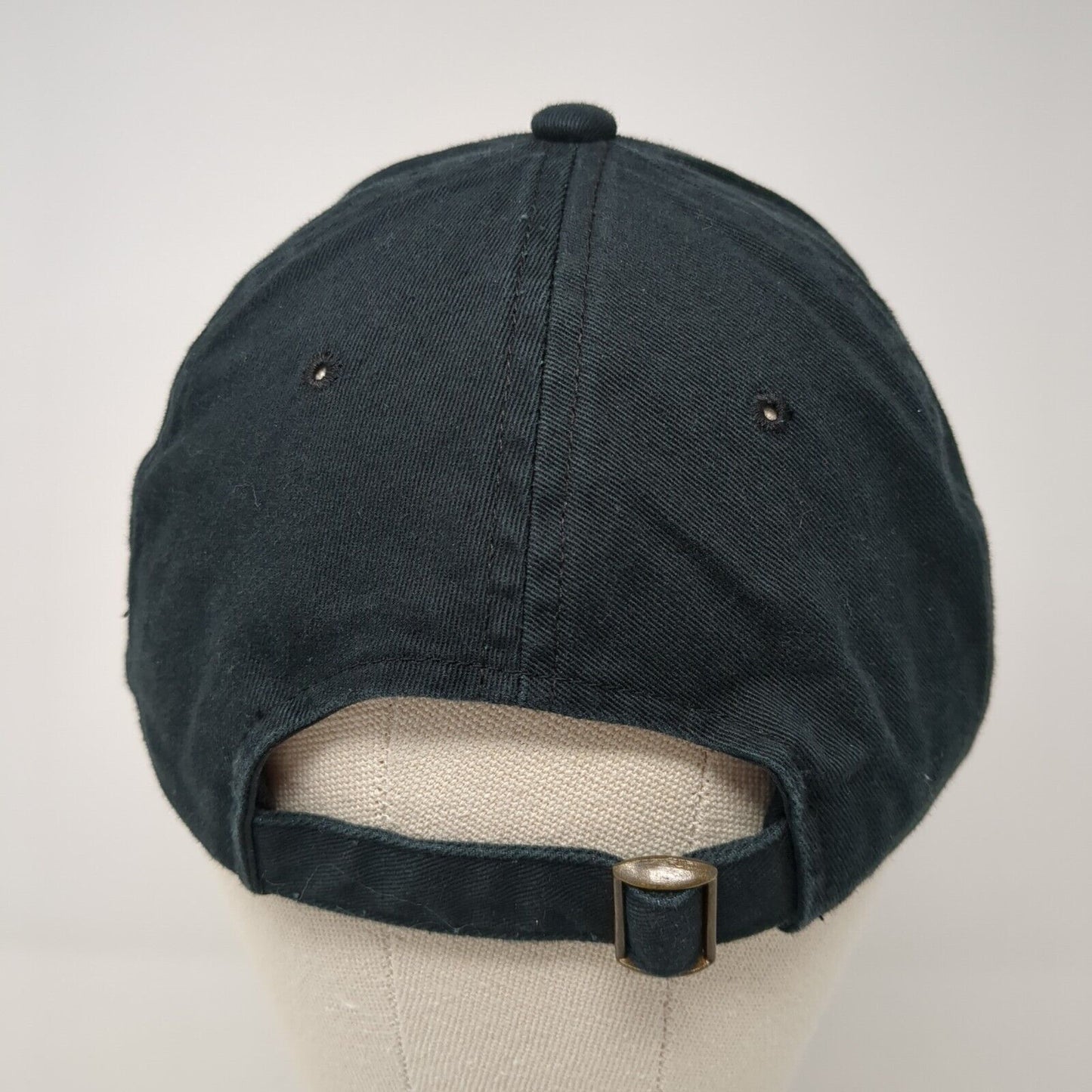 RDV Sportsplex Slideback Hat Black One Size Solid Adjustable Sportsman