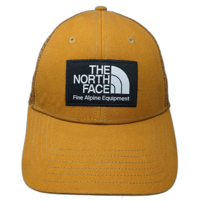 The North Face Trucker Hat Brown One Size Mesh Back Snapback Alpine Equipment