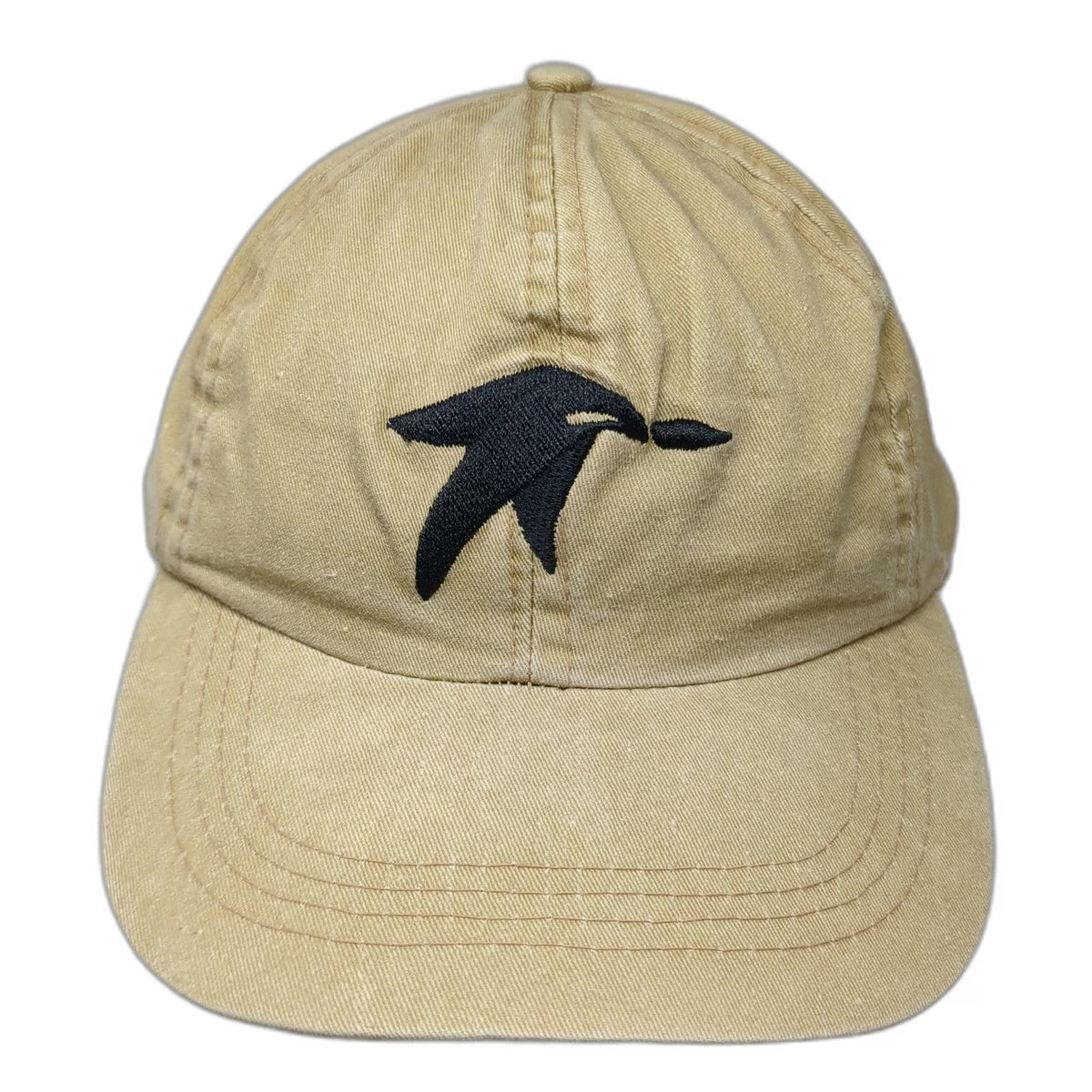 CJ Hats Baseball Cap Beige One Size Flying Bird Cotton Slideback Adjustable Hat