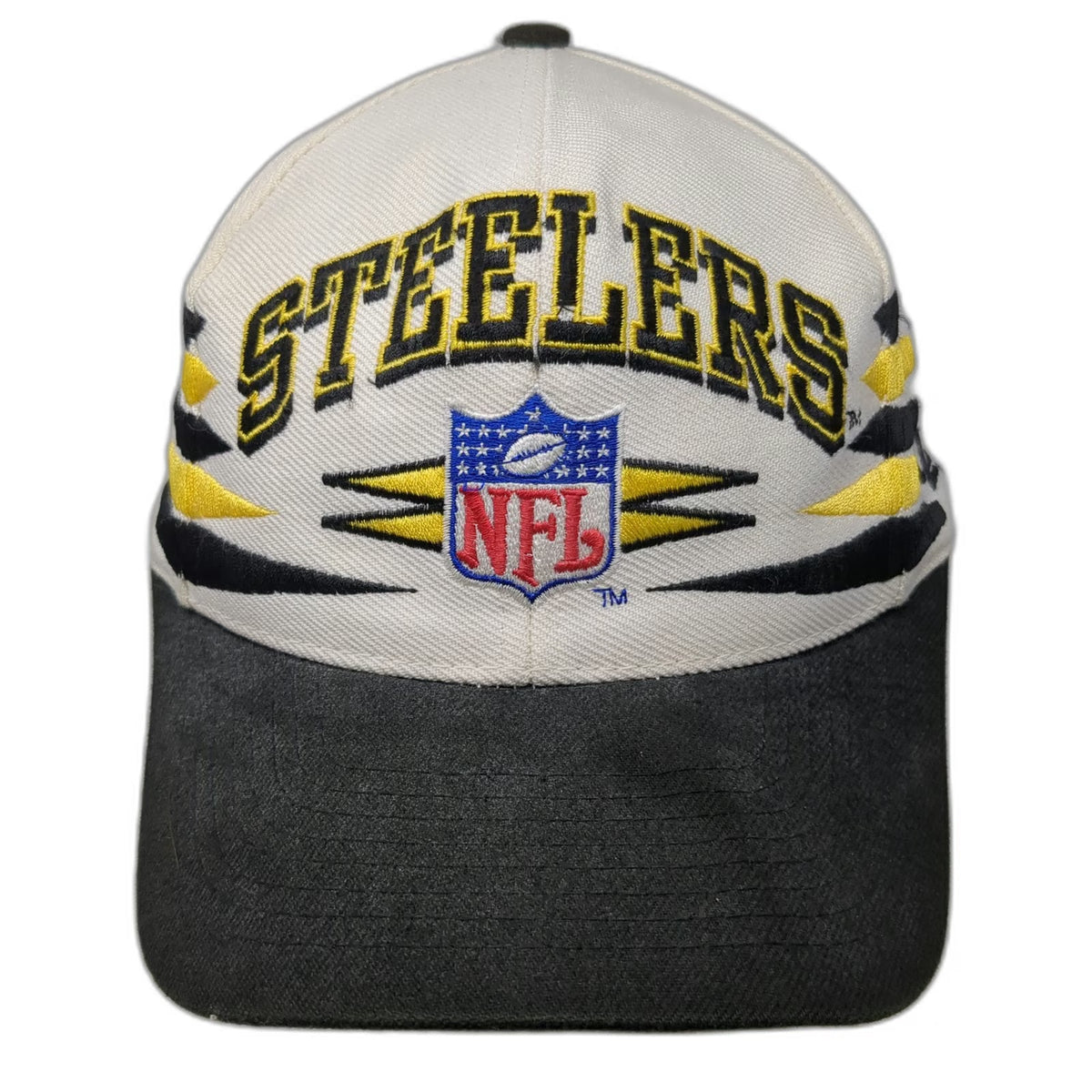 Pittsburgh Steelers NFL Logo Athletic Diamond Cap Hat Snapback Claw Vintage