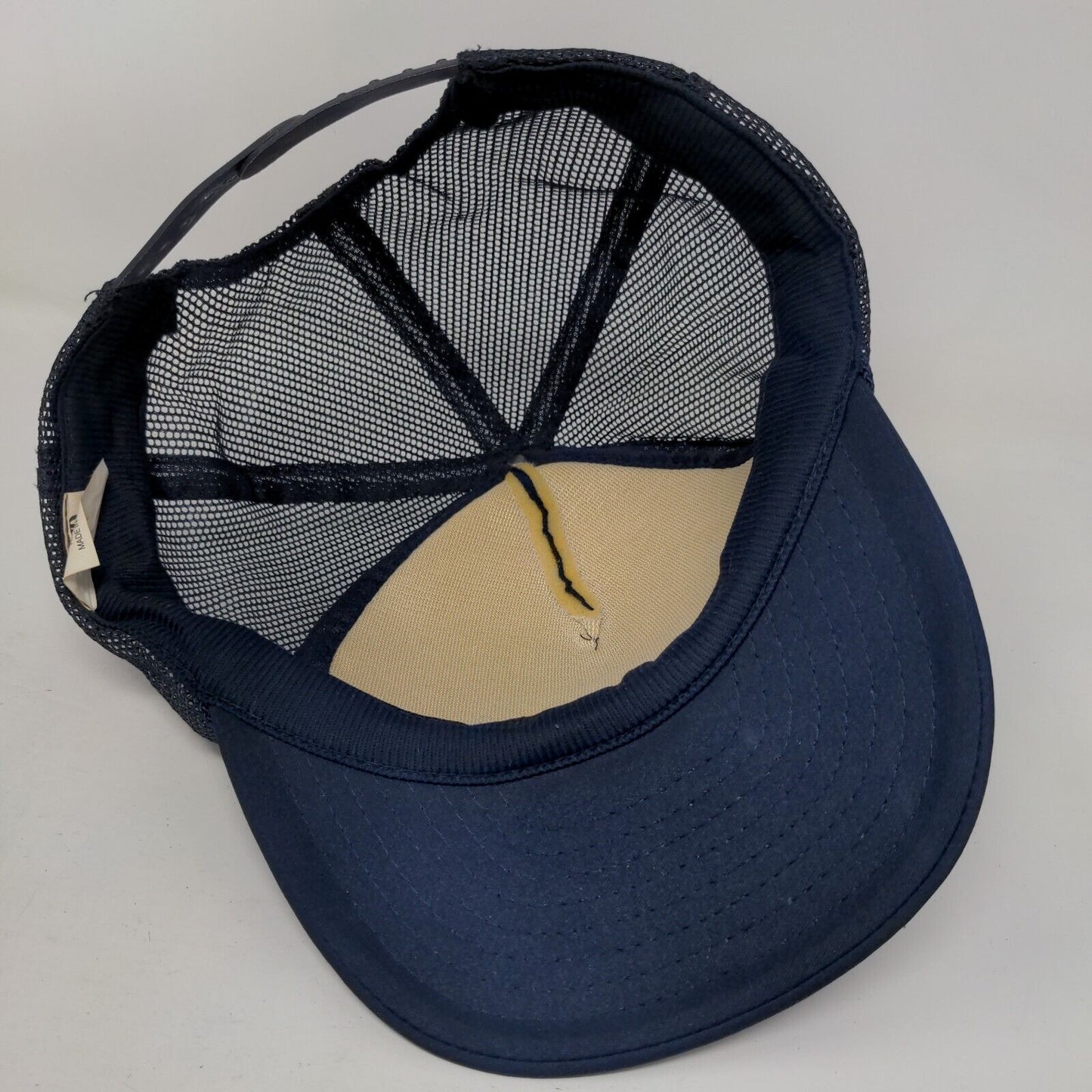 Elect Frank Mullin For Sheriff Adult Snapback Trucker Hat Blue OS Rope Mesh Back
