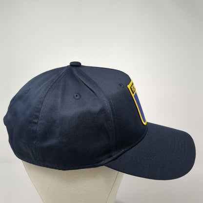 Romania Slideback Hat Blue One Size Adjustable Embroidered Patriotic Nissi Caps