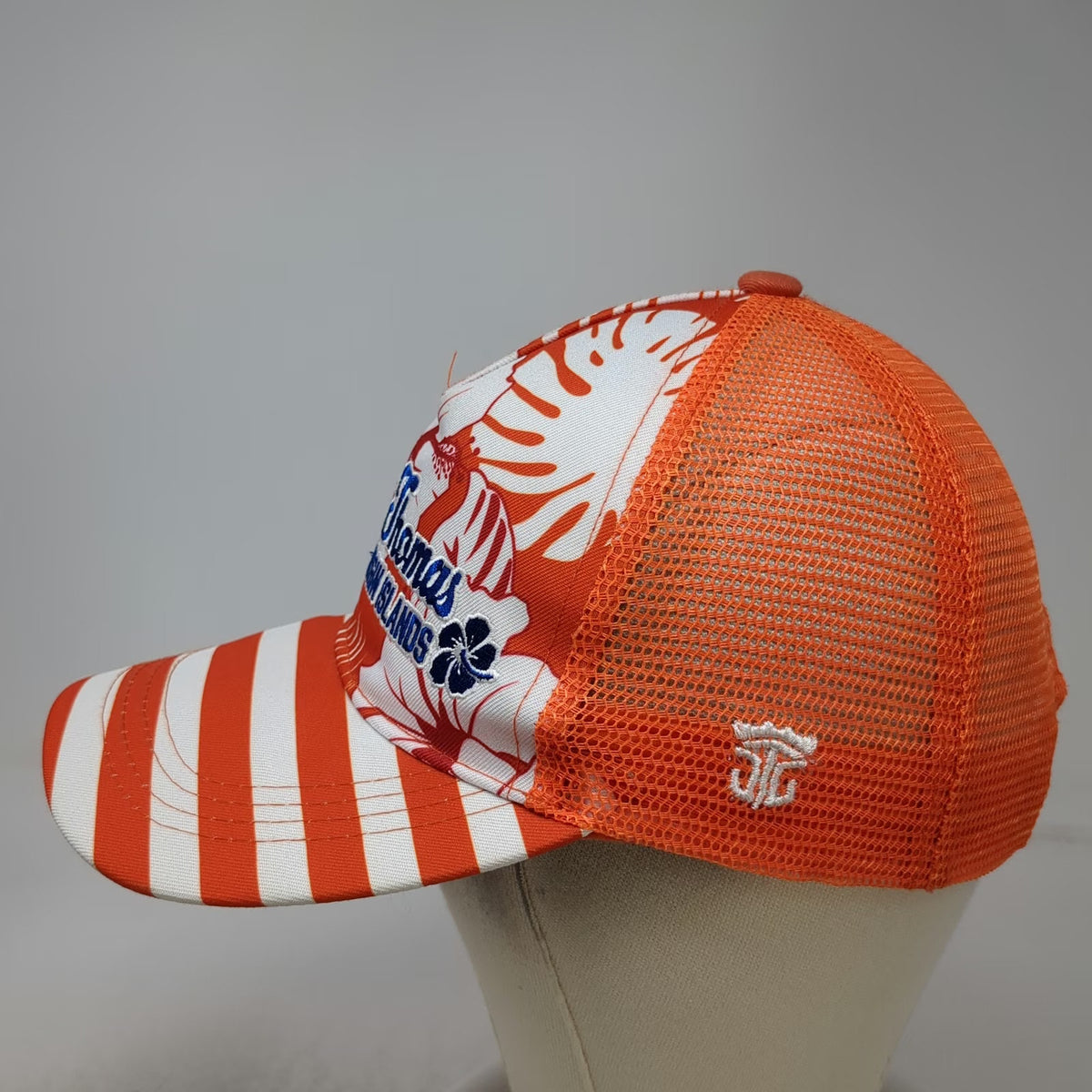 Caribbean Gifts & Things St Thomas US Virgin Islands Orange Trucker Hat One Size