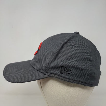 New Era Men's 39Thirty Fitted Hat Gray Size S-M Embroidered Logo Cincinnati Reds