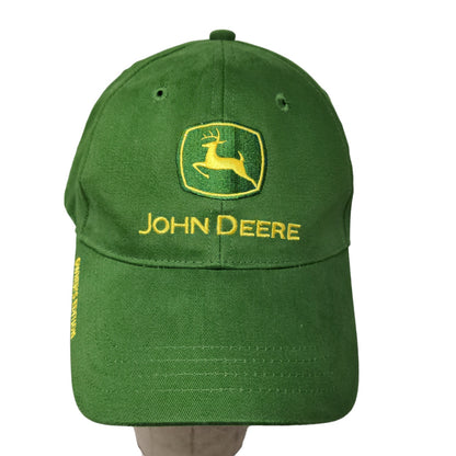 Cary Francis Group Men's Slideback Hat Green OSFA Embroidered John Deere Logo