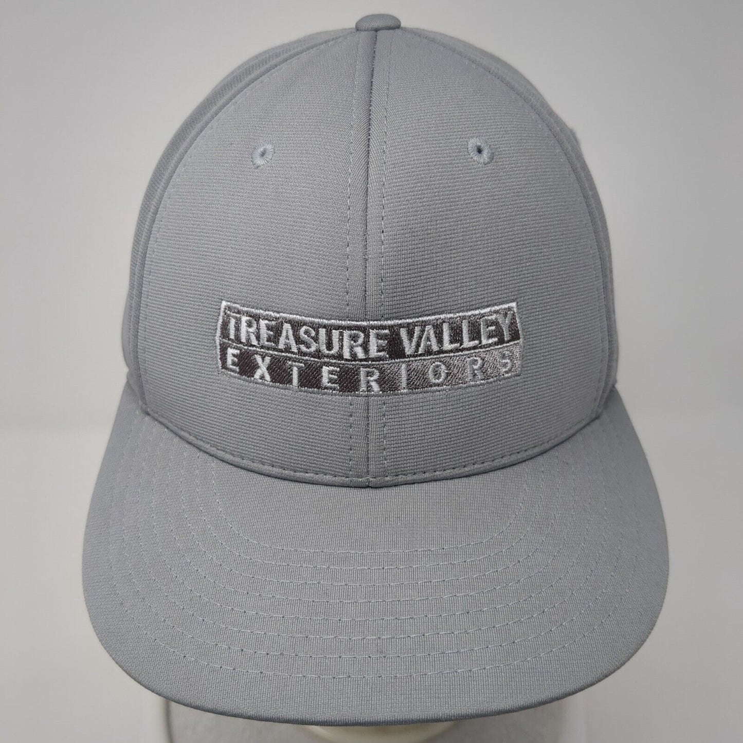 Treasure Valley Exteriors Fitted Hat Gray L/XL Embroidered Richardson