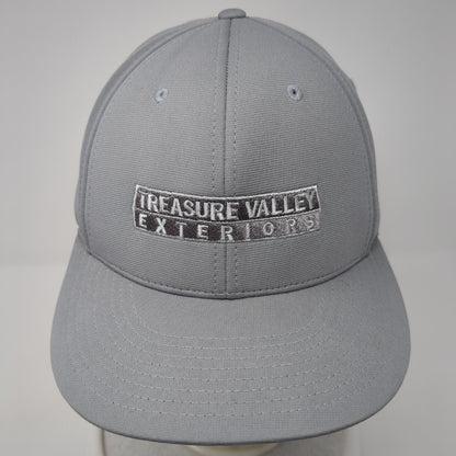 Treasure Valley Exteriors Fitted Hat Gray L/XL Embroidered Richardson