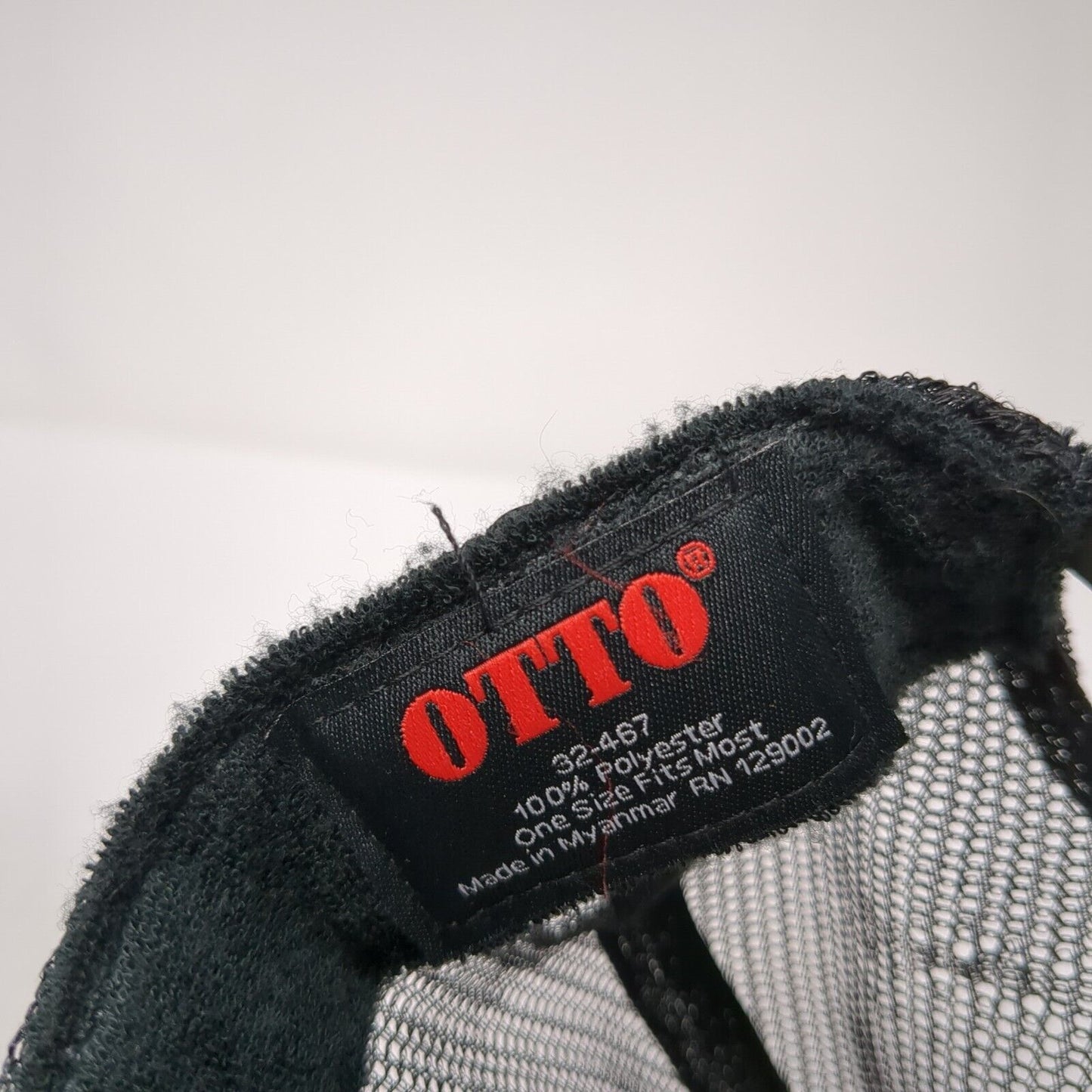 Give'r The Onion Boat Club Snapback Trucker Hat Black OS Adjustable Mesh Otto