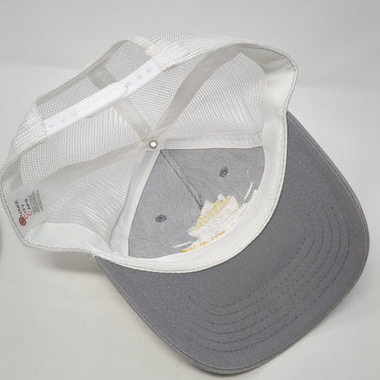 Simplot Free Fry Day Snapback Trucker Hat Gray OS Adjustable Mesh Quake City Cap