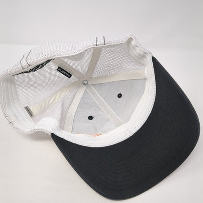 TM Fitted Trucker Hat Black XL Lightweight Embroidered Mesh Back Richardson