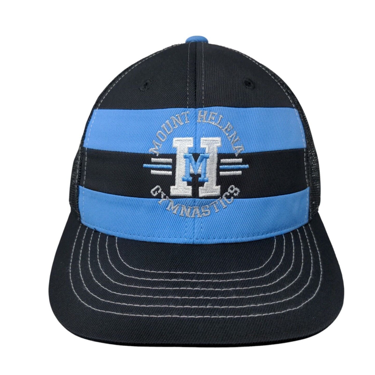 Mount Helena Gymnastics Snapback Trucker Hat Black OS Adjustable Richardson
