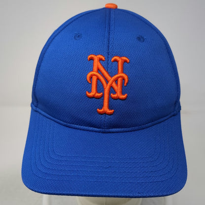 New York Mets MLB OC Sports Baseball Cap Blue One Size Mesh Strapback Hat Curved