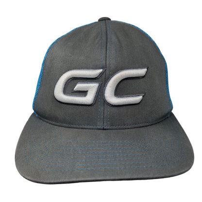 GC Snapback Mesh Back Trucker Hat Multi One Size Embroidered Colorblock