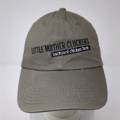Little Mother Cluckers Backyard Chicken Farm Slideback Hat Brown OS Adjustable