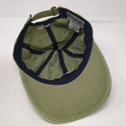 Imperial Baseball Cap Green One Size Whitefish MT Slideback Hat Cotton TH Logo