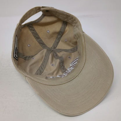 One Way Graphique Chicago Baseball Cap Beige One Size Adjustable Slideback Hat